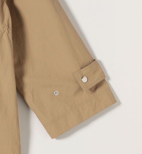 quaranciel「quaranciel:〈撥水加工/洗濯機可能〉ナイロン ドロスト フード ミディ ブルゾン」|その他|