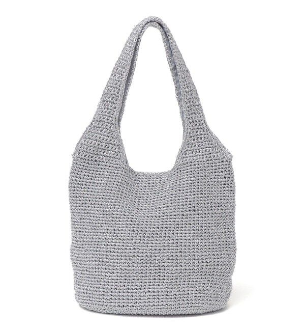 SHIPS Colors 「《予約》SHIPS Colors:メタリック コード トートバッグ◆」|かごバッグ|