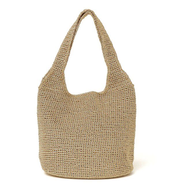 SHIPS Colors 「《予約》SHIPS Colors:メタリック コード トートバッグ◆」|かごバッグ|