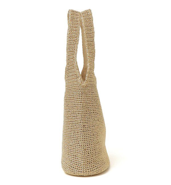 SHIPS Colors 「《予約》SHIPS Colors:メタリック コード トートバッグ◆」|かごバッグ|