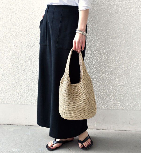 SHIPS Colors 「《予約》SHIPS Colors:メタリック コード トートバッグ◆」|かごバッグ|