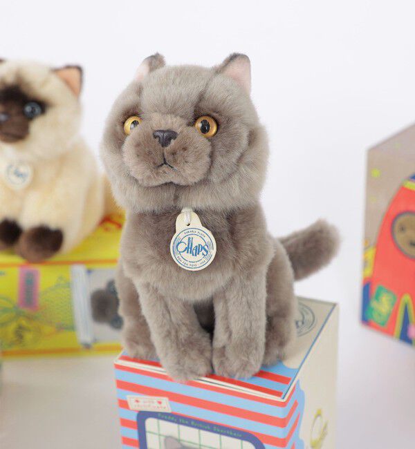 SHIPS KIDS「BON TON TOYS:B.T. CHAPS :DOG&CAT ぬいぐるみ」|その他ベビー用品|ダークグレー