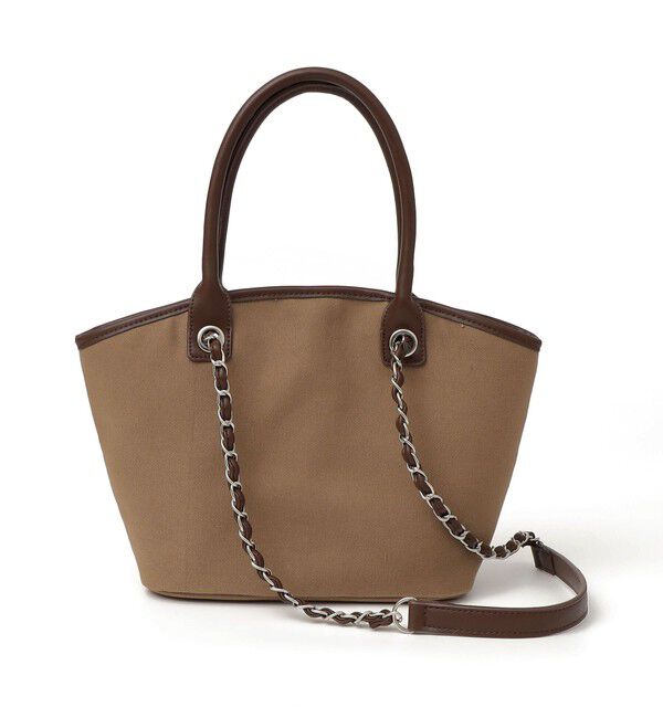 SHIPS Colors 「《予約》SHIPS Colors:キャンバス チェーン バッグ◆」|トートバッグ|