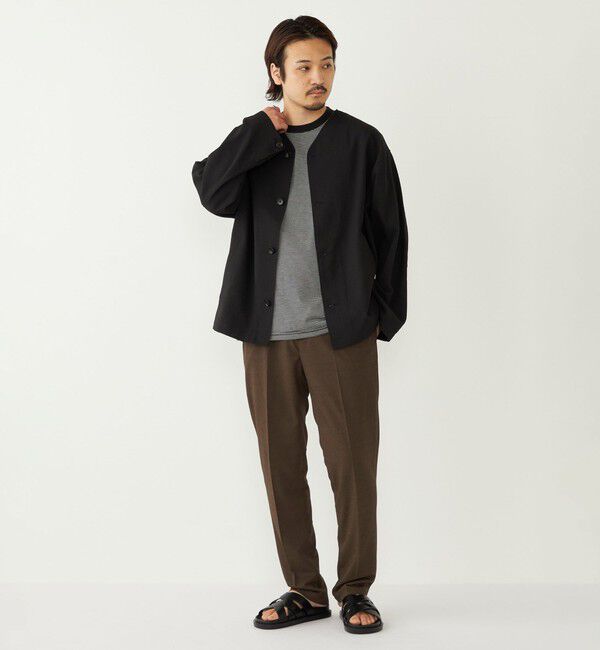 SHIPS Colors 「《予約》SHIPS Colors:〈吸水速乾・洗濯機可能〉ドライ ワッシャー シャツ カーディガン◆」|カーディガン|