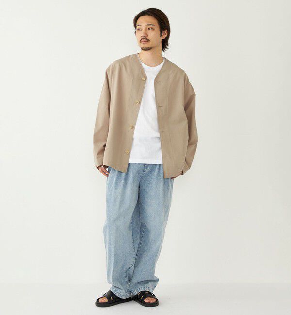 SHIPS Colors 「《予約》SHIPS Colors:〈吸水速乾・洗濯機可能〉ドライ ワッシャー シャツ カーディガン◆」|カーディガン|