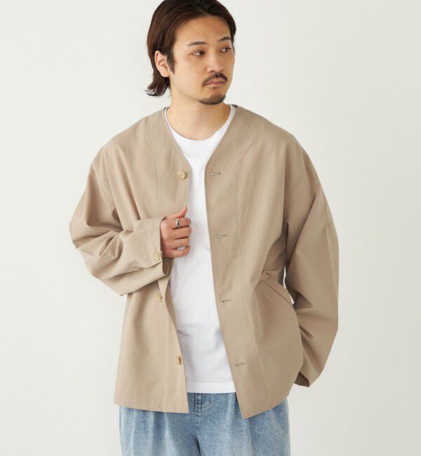 SHIPS Colors 「《予約》SHIPS Colors:〈吸水速乾・洗濯機可能〉ドライ ワッシャー シャツ カーディガン◆」|カーディガン|