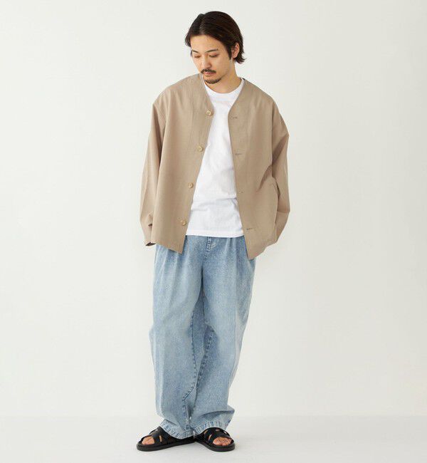 SHIPS Colors 「《予約》SHIPS Colors:〈吸水速乾・洗濯機可能〉ドライ ワッシャー シャツ カーディガン◆」|カーディガン|