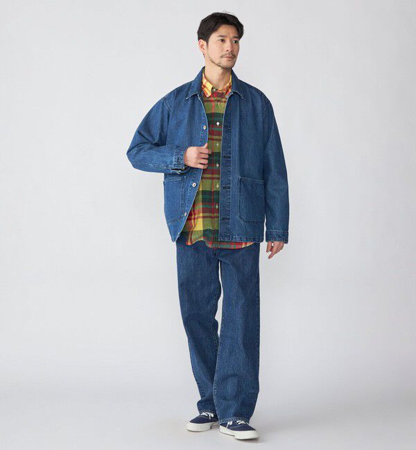 SHIPS「SHIPS: AUTHENTIC デニム カバーオール」|ブルゾン・スタジャン|