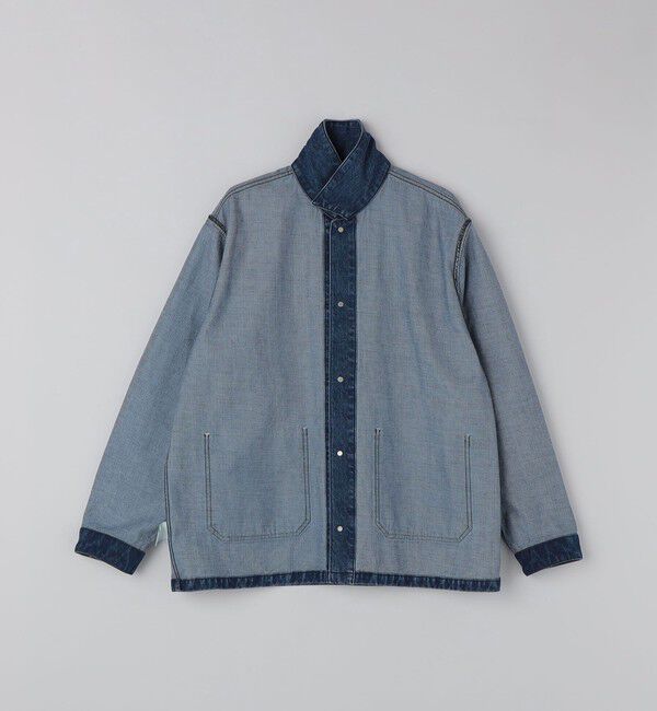 SHIPS「SHIPS: AUTHENTIC デニム カバーオール」|ブルゾン・スタジャン|