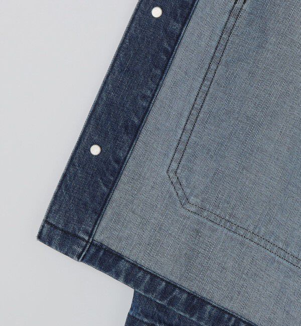 SHIPS「SHIPS: AUTHENTIC デニム カバーオール」|ブルゾン・スタジャン|