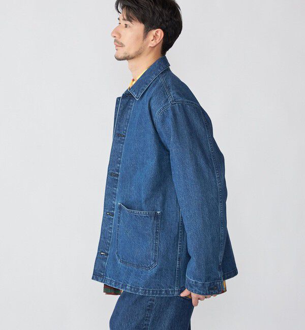 SHIPS「SHIPS: AUTHENTIC デニム カバーオール」|ブルゾン・スタジャン|