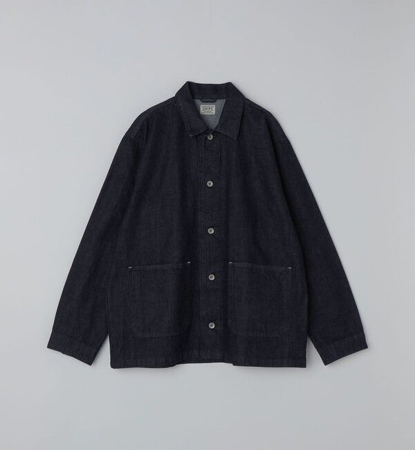 SHIPS「SHIPS: AUTHENTIC デニム カバーオール」|ブルゾン・スタジャン|