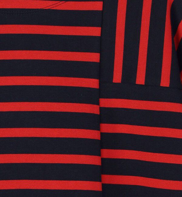 MACPHEE「スーピマコットンボーダー クルーネックプルオーバー」|Tシャツ・カットソー|