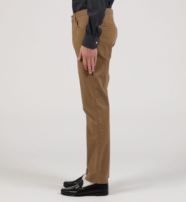 TOMORROWLAND MENS「サージストレッチ 5ポケットストレートパンツ」|チノ|