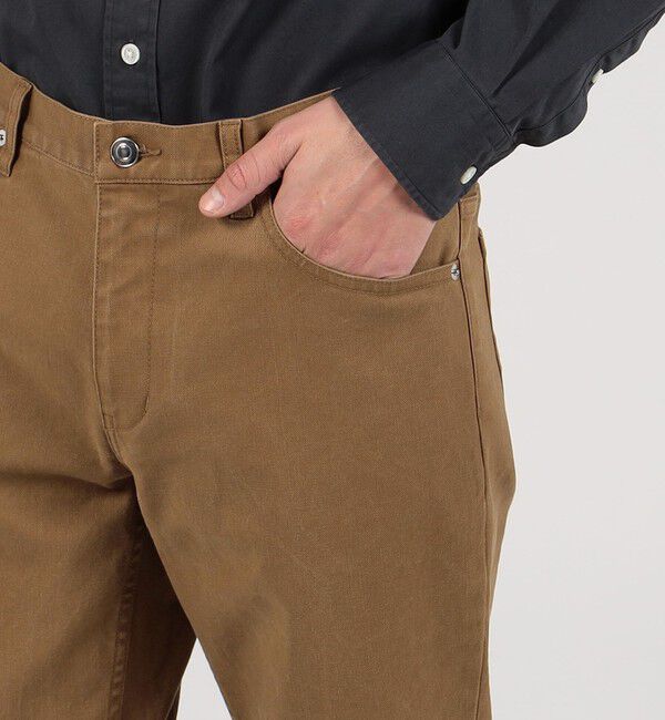 TOMORROWLAND MENS「サージストレッチ 5ポケットストレートパンツ」|チノ|