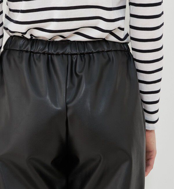 GALERIE VIE「レザーライククロスストレッチイージーパンツ」|その他|