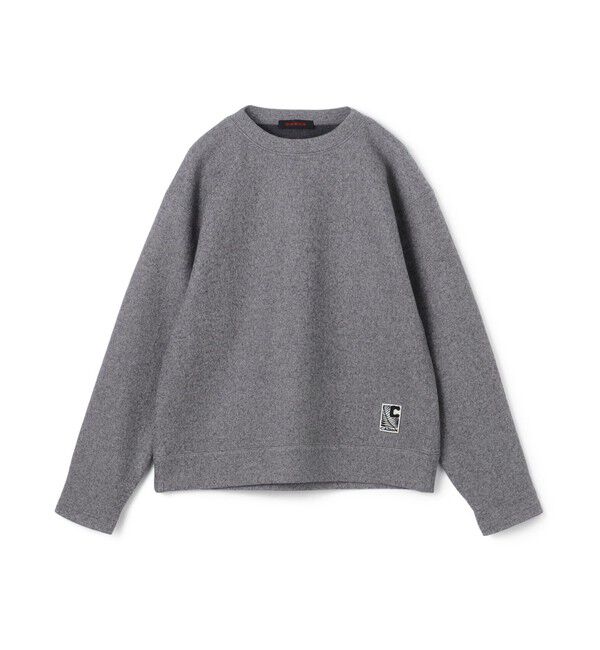 CABaN「CABaN ウールコットンダブルフェイス クルーネックプルオーバー」|スウェット・ジャージ|15 グレー