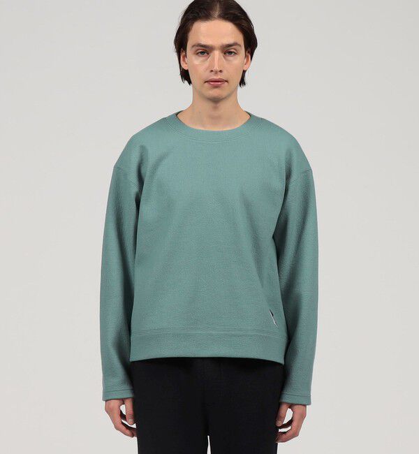 CABaN「CABaN ウールコットンダブルフェイス クルーネックプルオーバー」|スウェット・ジャージ|