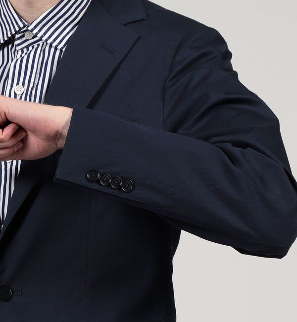 TOMORROWLAND MENS「コットンポリエステル シングルブレステッド2Bジャケット」|テーラードジャケット|