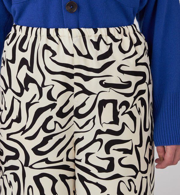 MACPHEE「ゼブラプリント イージーストレートパンツ」|その他|