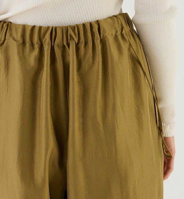 GALERIE VIE「シルクハブタエ トラックイージーパンツ」|その他|