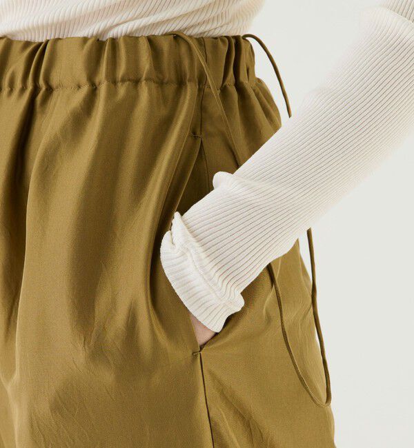 GALERIE VIE「シルクハブタエ トラックイージーパンツ」|その他|