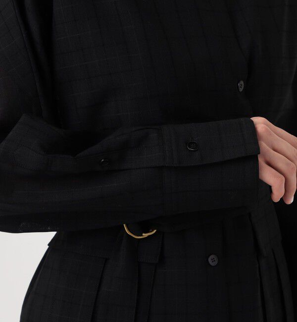 DES PRES「アキハチェックウール レイヤードシャツ」|シャツ・ブラウス|