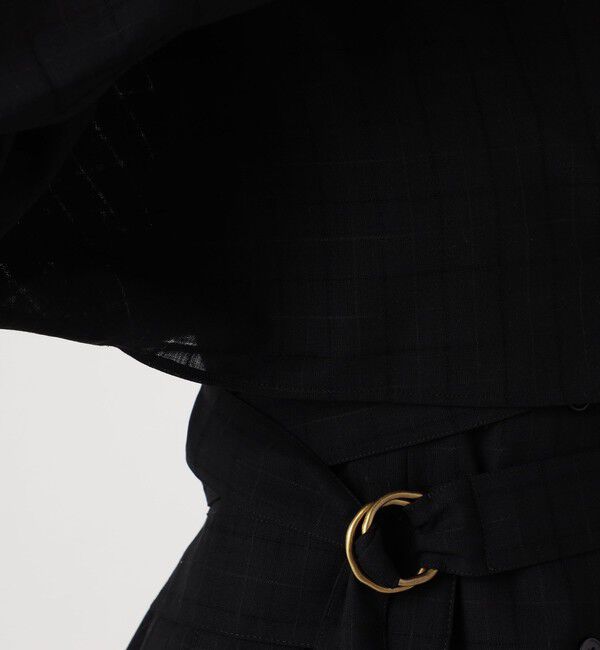 DES PRES「アキハチェックウール レイヤードシャツ」|シャツ・ブラウス|