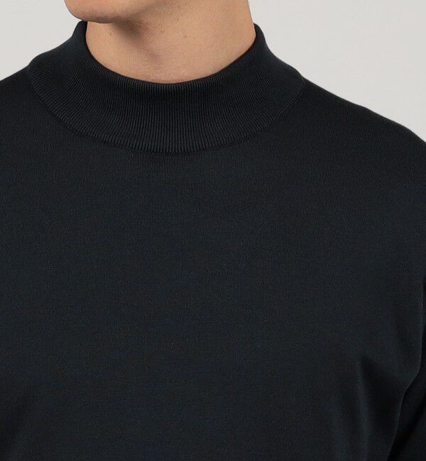 TOMORROWLAND BUYING WEAR「JOHN SMEDLEY ARBER コットン モックネックニット」|ニット・セーター|