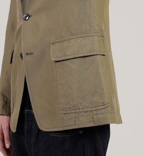 TOMORROWLAND MENS「リネンコットン シングルブレステッド 3Bジャケット SONDRIO」|テーラードジャケット|