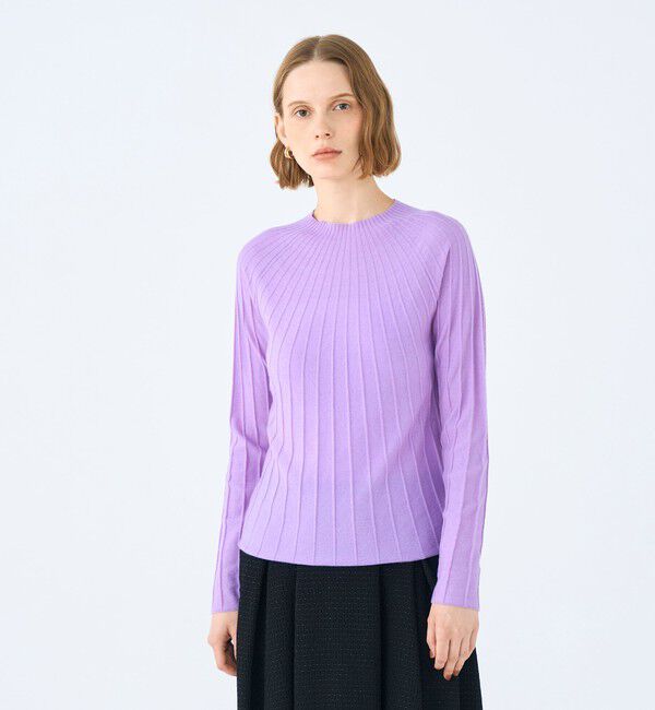 Ballsey「ストレッチカシミヤ ソフトビルドネックプルオーバー」|ニット・セーター|