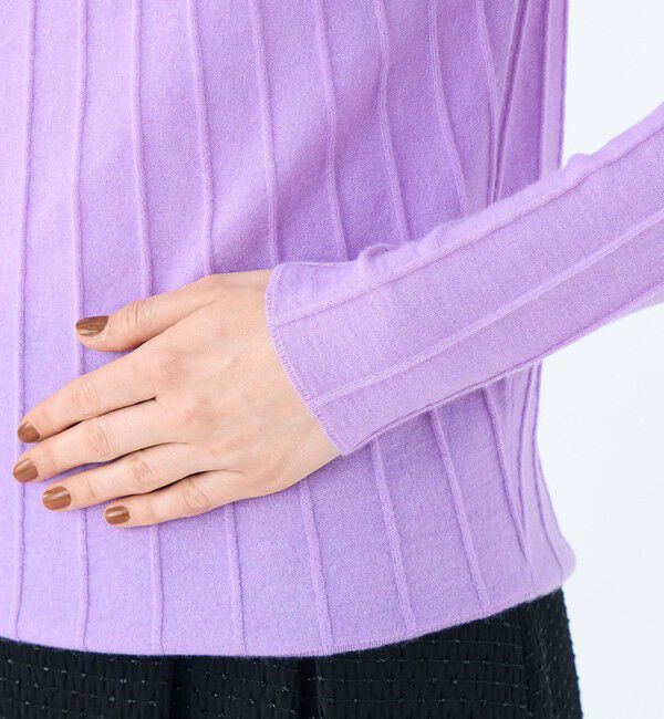 Ballsey「ストレッチカシミヤ ソフトビルドネックプルオーバー」|ニット・セーター|