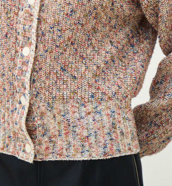 MACPHEE「ハイブリットコットンツイーディー コンパクトブルゾン」|カーディガン|