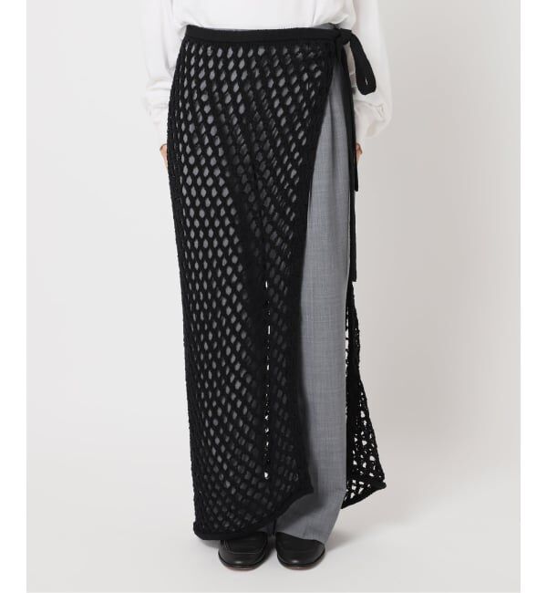  「&ldquo;O&rdquo; MESH WRAP スカート」|スカート|