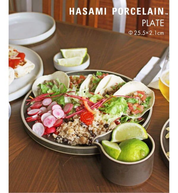 ACME「【HASAMI PORCELAIN/ハサミポーセリン】PLATE 25.5cm」|食器・キッチングッズ|ブラック