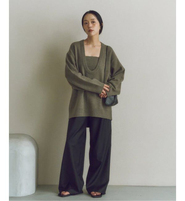 Plage「MY_worsted easyパンツ」|スラックス|