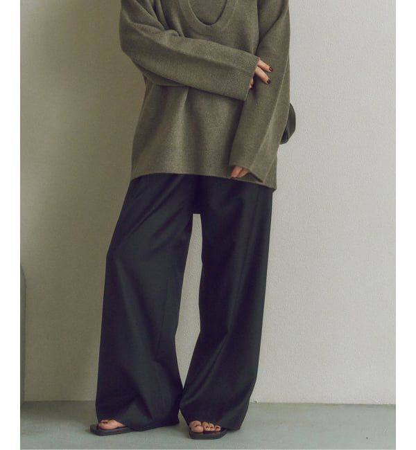 Plage「MY_worsted easyパンツ」|スラックス|