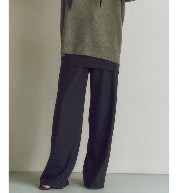 Plage「MY_worsted easyパンツ」|スラックス|