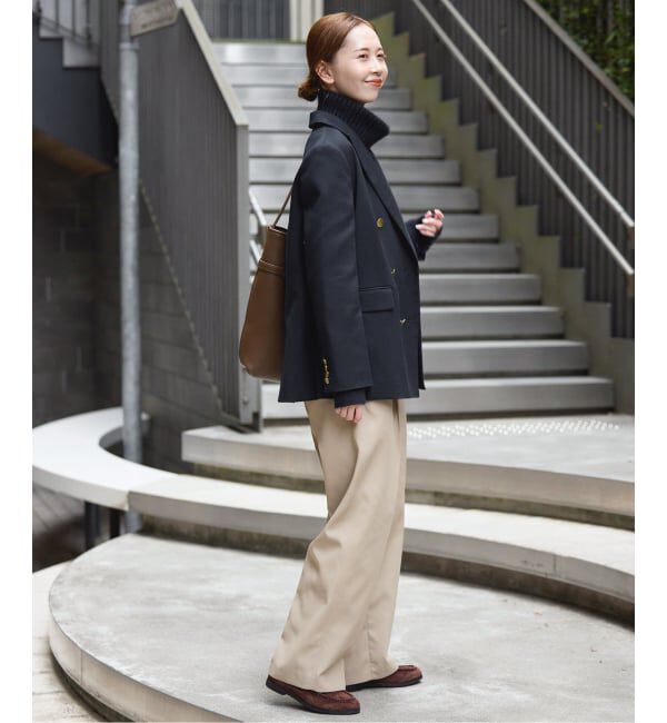 SLOBE IENA「TRダブルブレストジャケット」|テーラードジャケット|