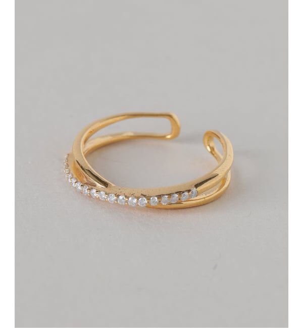 SLOBE IENA「《WEB限定サイズあり》ODUL/オジュール SLOBE別注 クロスリング」|リング|