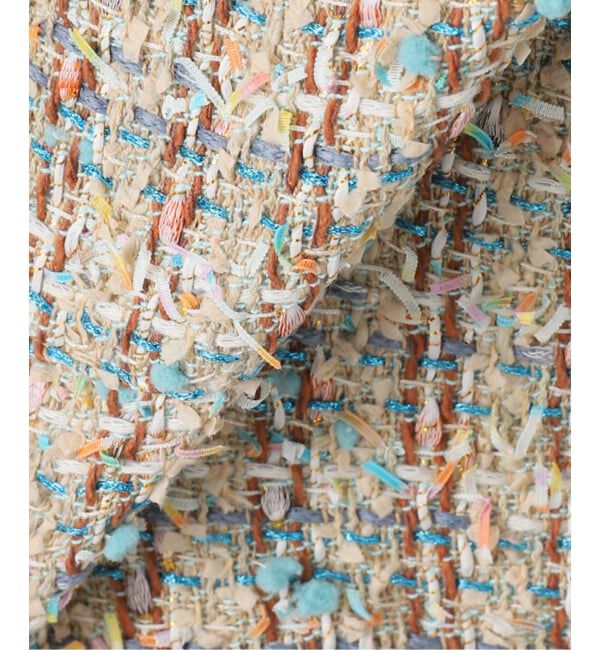 IENA LA BOUCLE「IENA LA BOUCLE LINTONツィードミニドレス」|ワンピース|