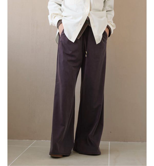 IENA LA BOUCLE「《予約》IENA LA BOUCLE Cupra mix イージーパンツ」|その他|