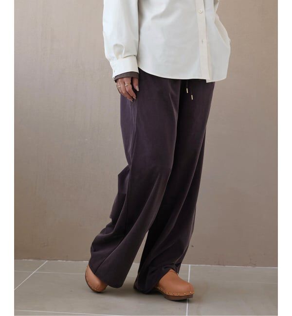 IENA LA BOUCLE「《予約》IENA LA BOUCLE Cupra mix イージーパンツ」|その他|