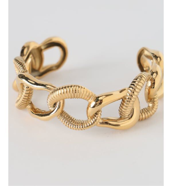 VERMEIL par iena「《予約》MERAKI メラキ Metal Chain モチーフ バングル 3053563032」|ブレスレット・バングル|