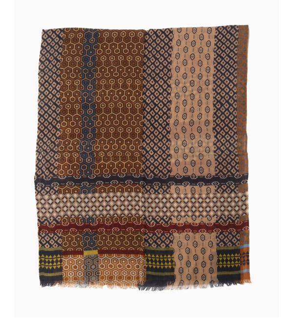 417 EDIFICE「SK OVERSEAS エス.ケーオーバーシーズ プリントスカーフ」|バンダナ・スカーフ|