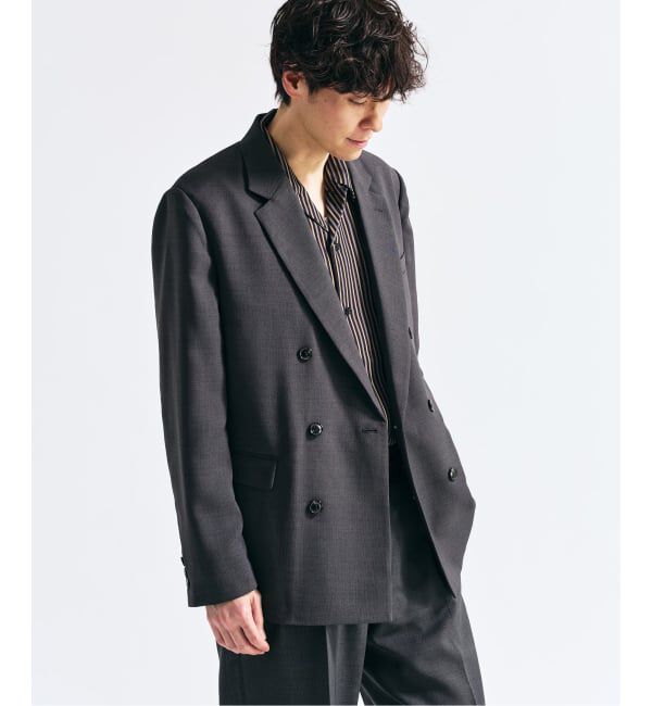 417 EDIFICE「【EVALET / エバレット】メッシュWジャケット "セットアップ着用可能"」|テーラードジャケット|