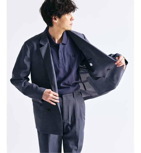 417 EDIFICE「【EVALET / エバレット】メッシュWジャケット "セットアップ着用可能"」|テーラードジャケット|