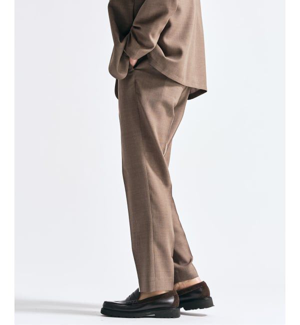 417 EDIFICE「【EVALET / エバレット】 メッシュスリムパンツ　"セットアップ着用可能"」|スラックス|