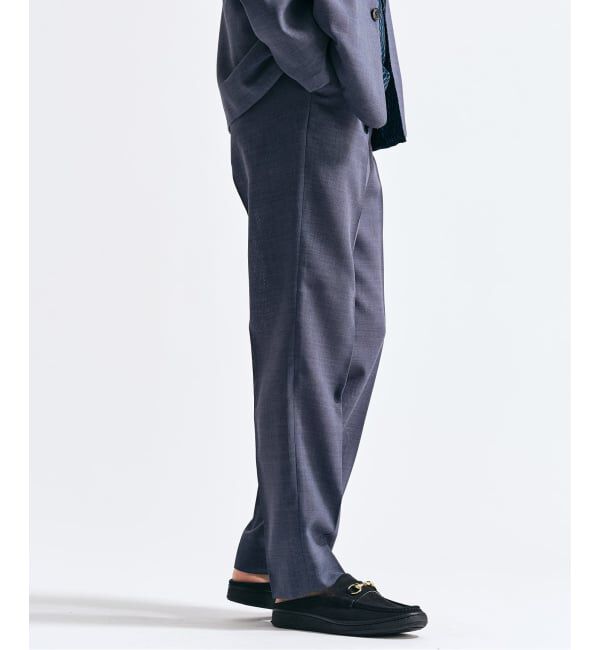 417 EDIFICE「【EVALET / エバレット】 メッシュスリムパンツ　"セットアップ着用可能"」|スラックス|