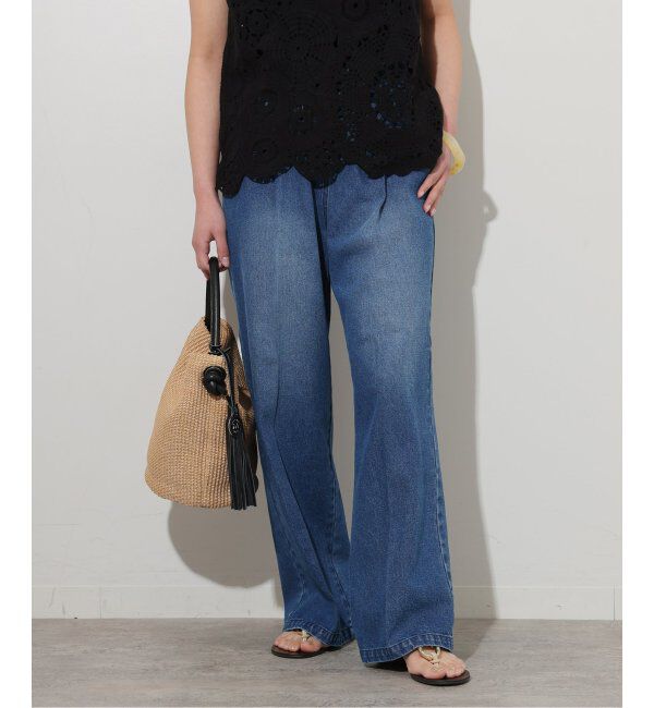 JOURNAL STANDARD relume「C/Rデニムワイドイージー」|デニム|ネイビー